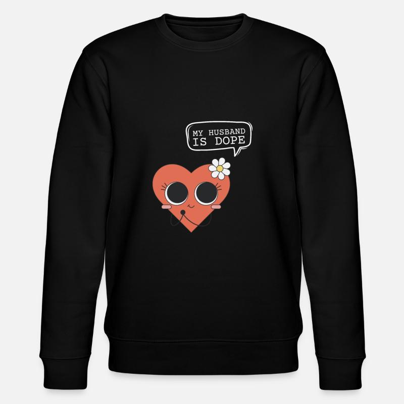 Mariage - Mon mari est - Sweat bio CHANGER Stanley/Stella Unisexe - noir