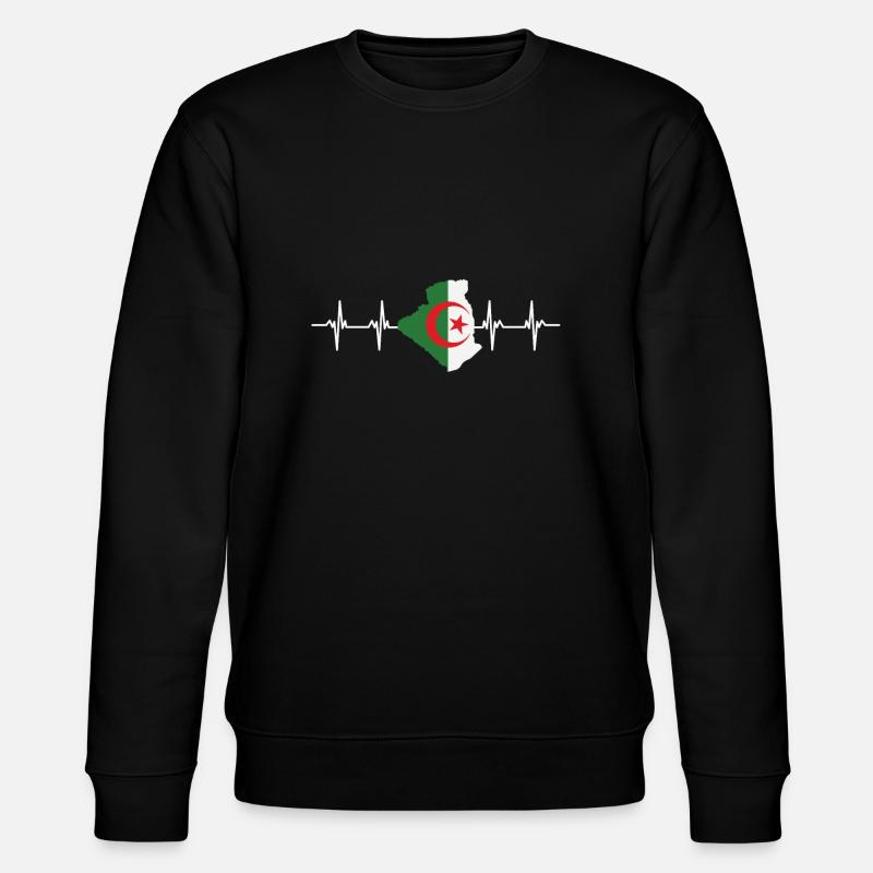 Drapeau de l’Afrique - Algérie - Sweat bio CHANGER Stanley/Stella Unisexe - noir