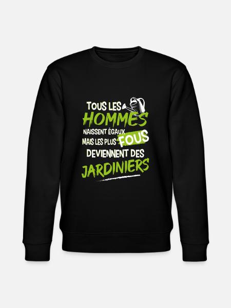 Jardinier - Sweat bio CHANGER Stanley/Stella Unisexe - noir