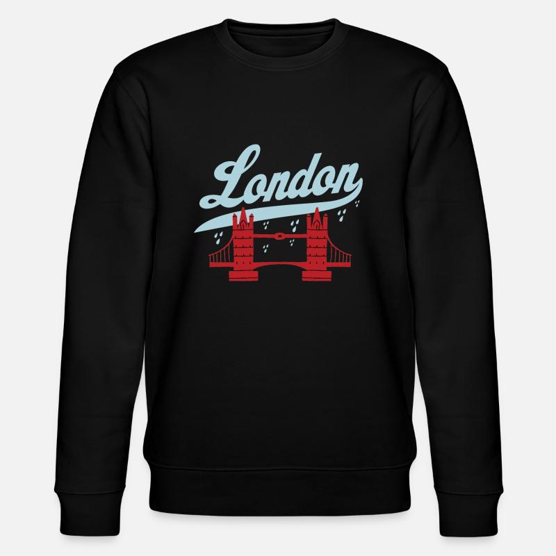 London - Stanley/Stella Unisex Bio-Sweatshirt CHANGER  - Schwarz