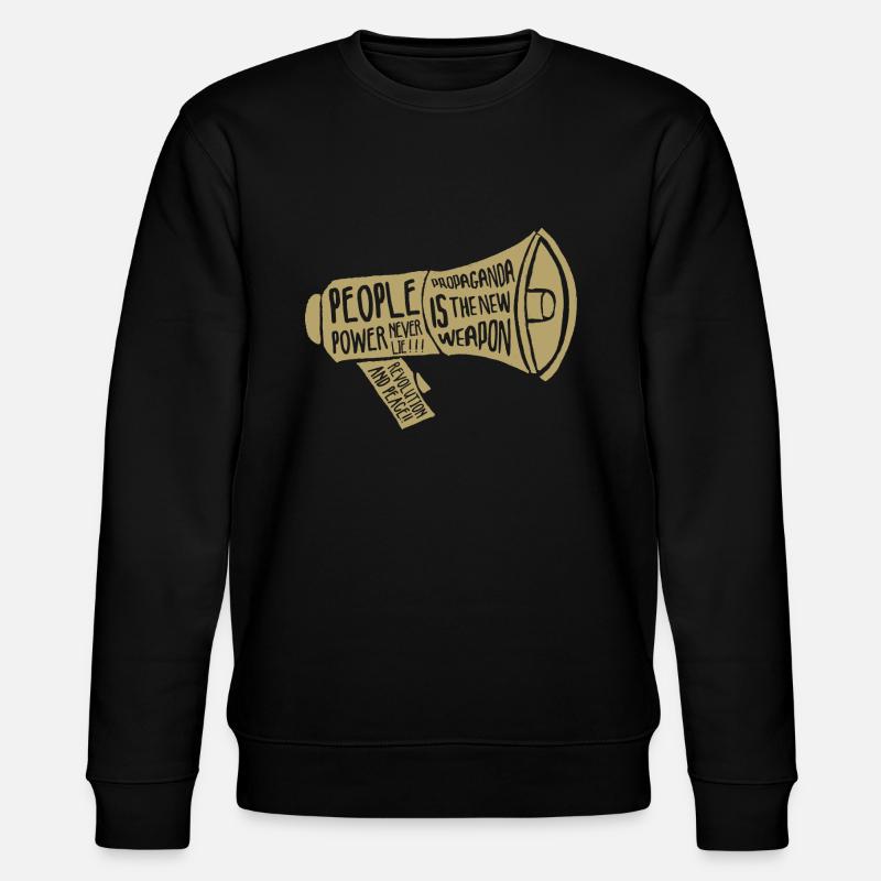 Propaganda ! - Stanley/Stella Unisex Bio-Sweatshirt CHANGER  - Schwarz