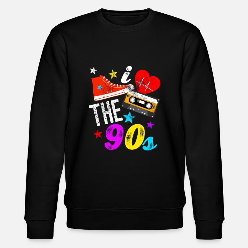 j'aime les années 90 - Sweat bio CHANGER Stanley/Stella Unisexe - noir