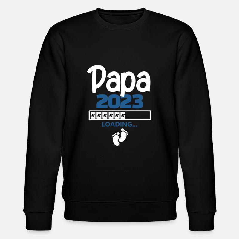 Papa 2023 loading - Stanley/Stella Unisex Bio-Sweatshirt CHANGER  - Schwarz