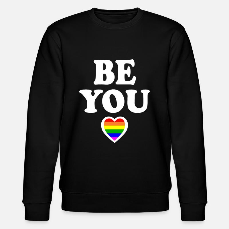 Be you - Stanley/Stella Unisex Bio-Sweatshirt CHANGER  - Schwarz