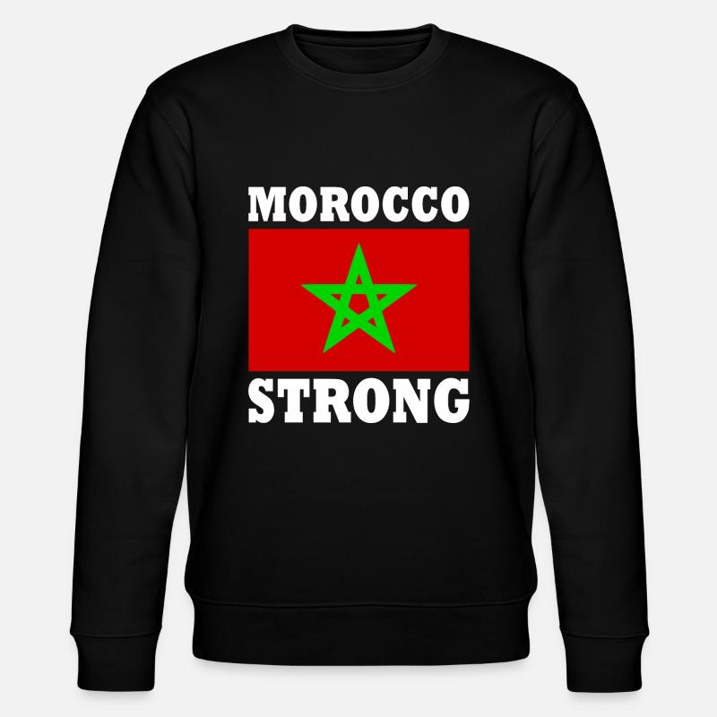 Morocco strong - Sweat bio CHANGER Stanley/Stella Unisexe - noir
