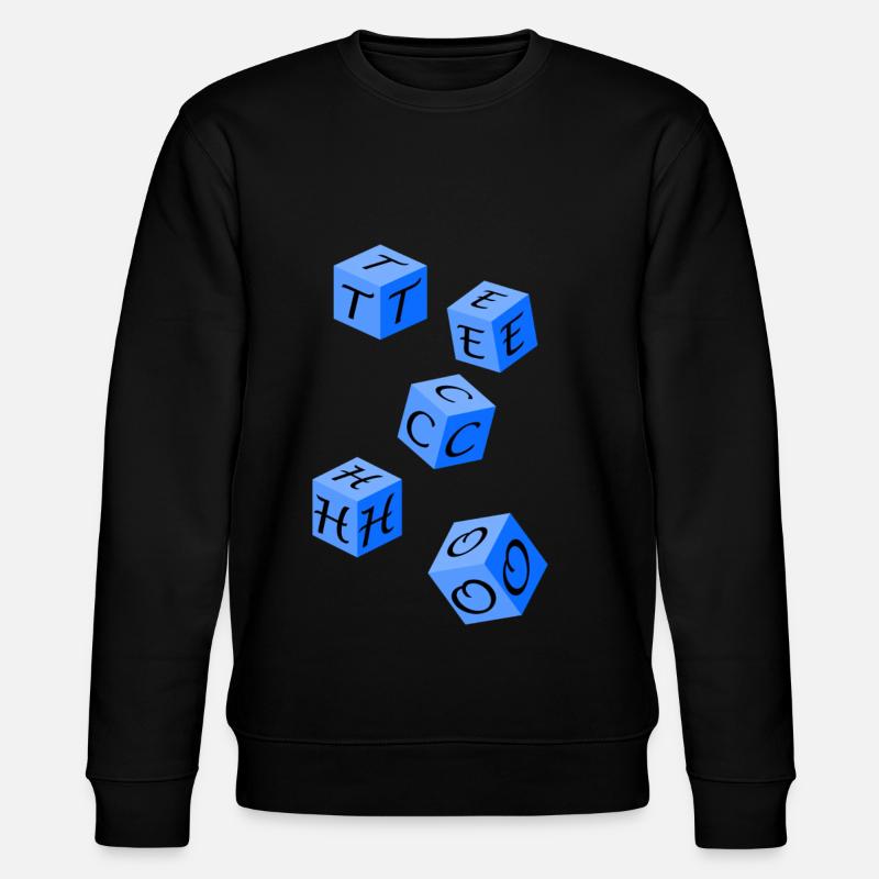 Techno - Stanley/Stella Unisex Bio-Sweatshirt CHANGER  - Schwarz