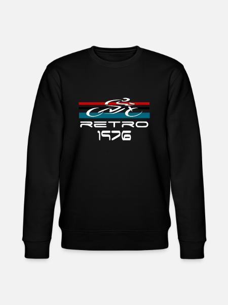 Bicycle design road bike - Stanley/Stella CHANGER Unisex Organic Sweatshirt - black