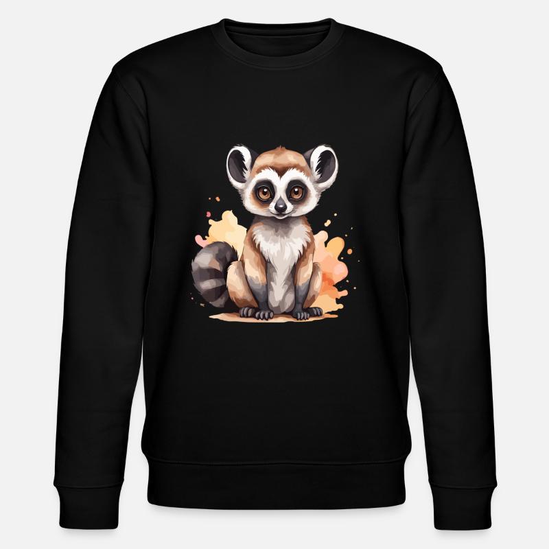 Lémurien Cool Cool Madagascar - Sweat bio CHANGER Stanley/Stella Unisexe - noir