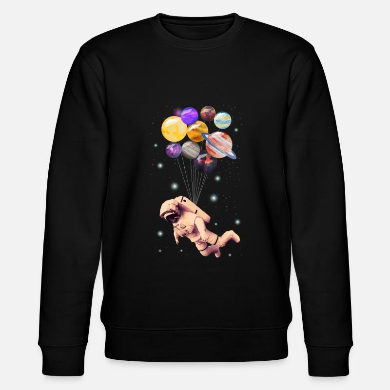 Planetary Astronauts - Stanley/Stella CHANGER Unisex Organic Sweatshirt - black