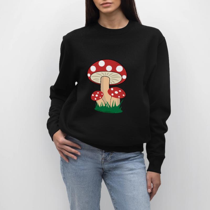 Mushrooms toadstools boletus forest mushroom picking Stanley/Stella CHANGER Unisex Organic Sweatshirt
