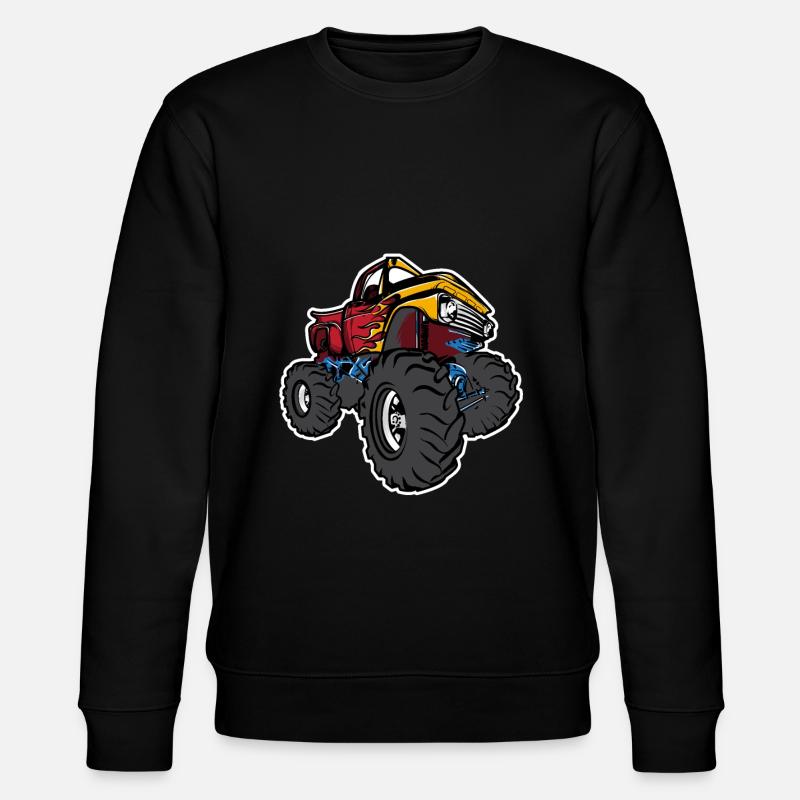 Monster truck - Sweat bio CHANGER Stanley/Stella Unisexe - noir