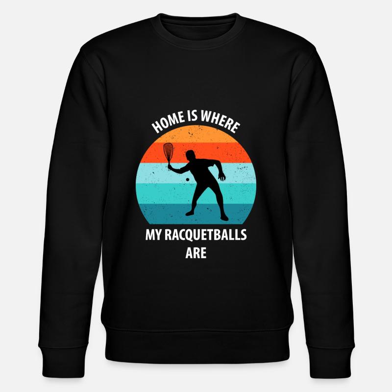 Racqueetball - Sweat bio CHANGER Stanley/Stella Unisexe - noir