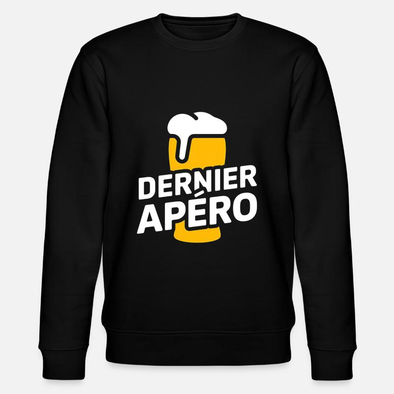 Dernier apéro – EVG - Sweat bio CHANGER Stanley/Stella Unisexe - noir
