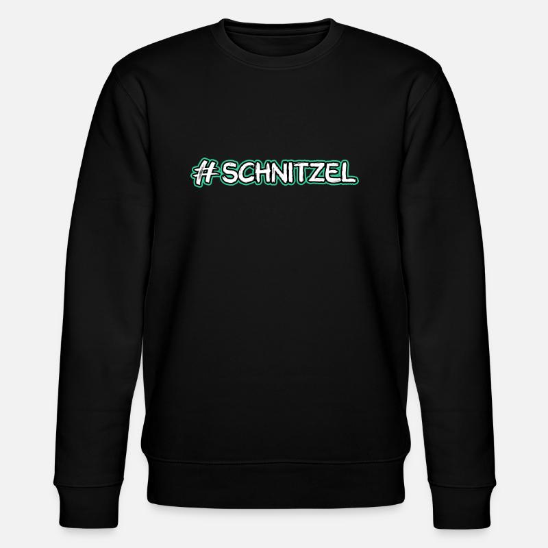#Schnitzel, Schnitzel - Stanley/Stella Unisex Bio-Sweatshirt CHANGER  - Schwarz