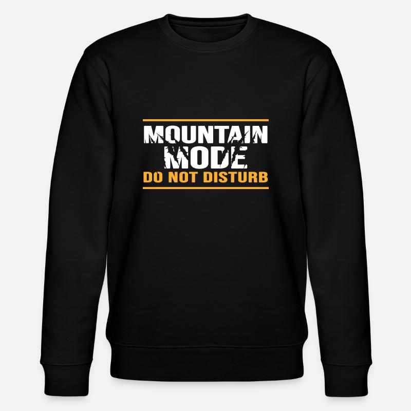 Mountaineering rope team climbing "Mountain-mode" - Stanley/Stella CHANGER Unisex Organic Sweatshirt - black