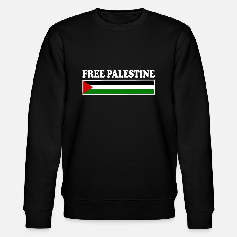 Free palestine - Sweat bio CHANGER Stanley/Stella Unisexe - noir