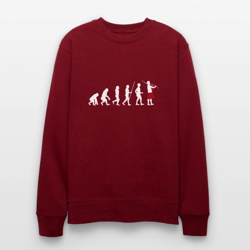 Instrument de cornemuse drôle d'évolution de cornemuse Sweat bio CHANGER Stanley/Stella Unisexe