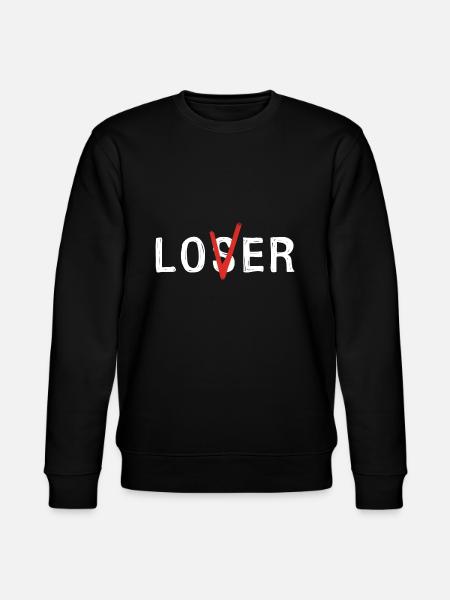 Verlierer oder Liebhaber - Stanley/Stella Unisex Bio-Sweatshirt CHANGER - Schwarz