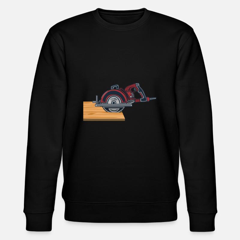 Menuisier à la scie - Sweat bio CHANGER Stanley/Stella Unisexe - noir