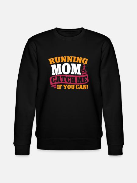 Running Mom Marathon Runner Jogging - Sweat bio CHANGER Stanley/Stella Unisexe - noir