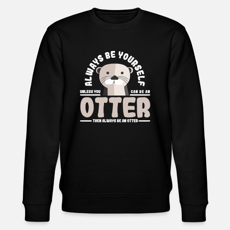 Otter - Stanley/Stella CHANGER Unisex Organic Sweatshirt - black
