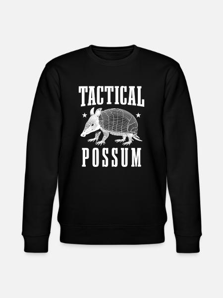 Armadillo Tactical Possum - Stanley/Stella CHANGER Unisex Organic Sweatshirt - black
