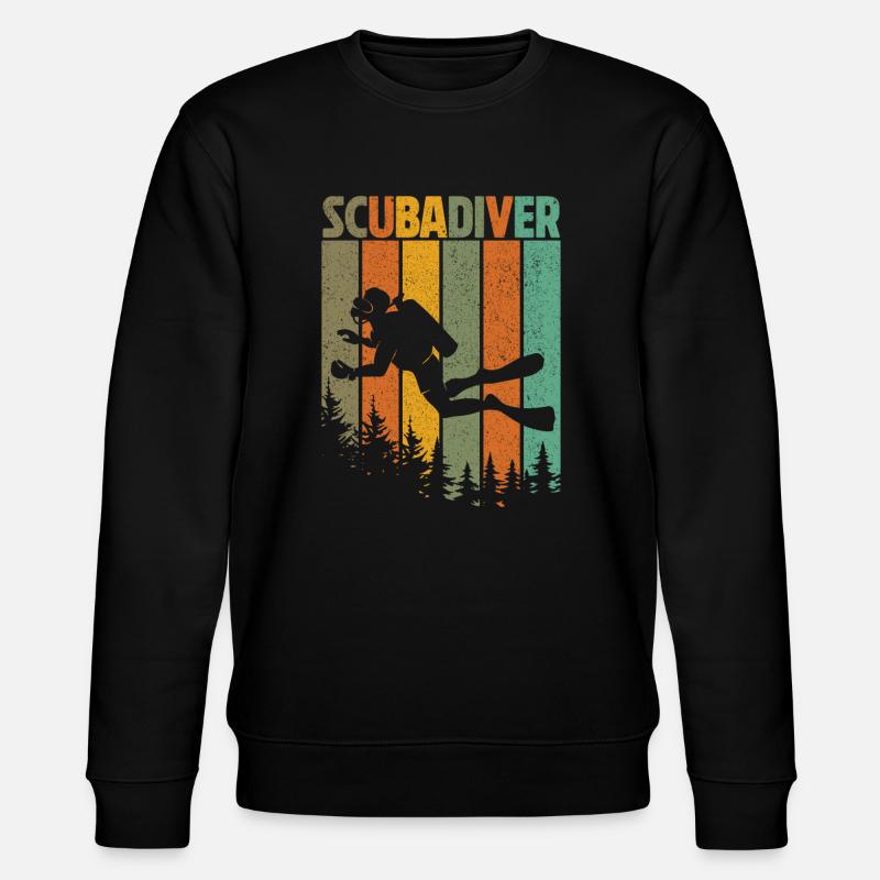Plongée Plongeur Amoureux de l’océan - Sweat bio CHANGER Stanley/Stella Unisexe - noir