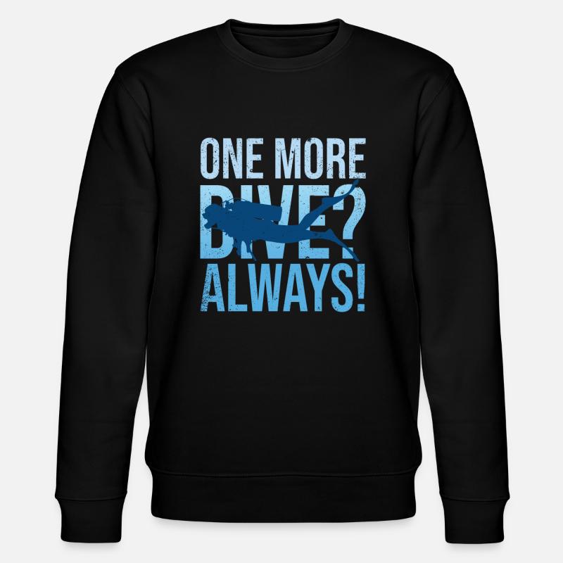 Diving Diver Ocean Lovers - Stanley/Stella CHANGER Unisex Organic Sweatshirt - black