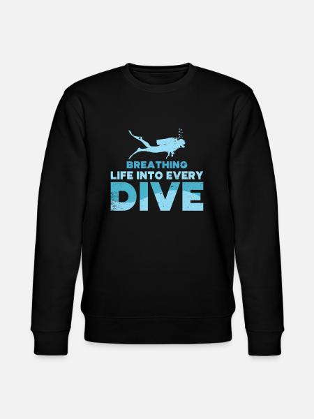 Diving Diver Ocean Lovers - Stanley/Stella CHANGER Unisex Organic Sweatshirt - black