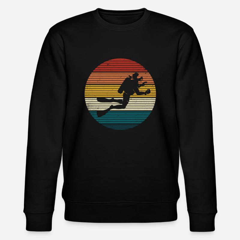 Plongée Plongeur Amoureux de l’océan - Sweat bio CHANGER Stanley/Stella Unisexe - noir