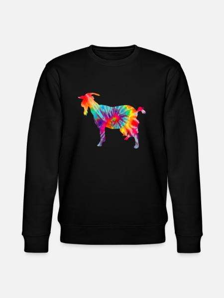 Chèvre Tie Dye cadeau - Sweat bio CHANGER Stanley/Stella Unisexe - noir