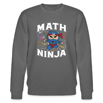 Drôle Math Ninja Mathématiques Geek Nombres - Sweat bio CHANGER Stanley/Stella Unisexe - bordeaux - Devant - Nik (191cm) & Marisol (170cm)