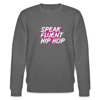 HipHop Dancers Breakdancing 80s 90s Hip Hop - Stanley/Stella CHANGER Unisex Organic Sweatshirt - burgundy - Front - Nik (191cm) & Marisol (170cm)