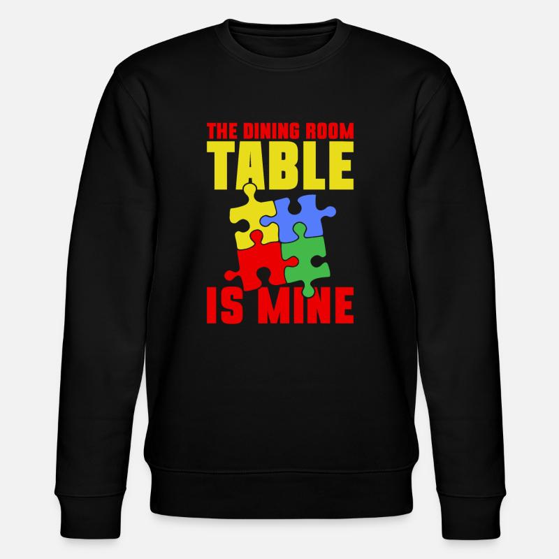 Jigsaw Puzzle Piece Puzzle Lover - Stanley/Stella Unisex Bio-Sweatshirt CHANGER  - Schwarz