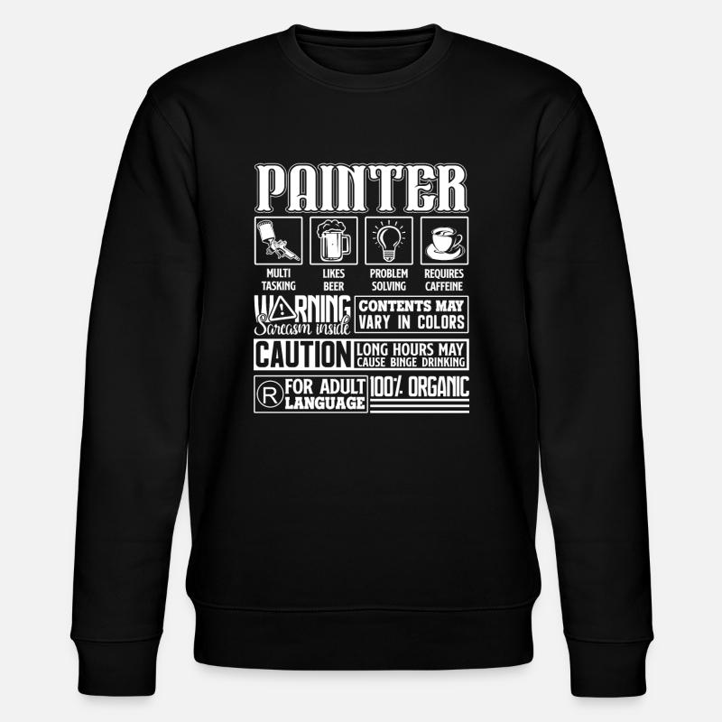 Painter Painter Solve Problems - Stanley/Stella CHANGER Unisex Organic Sweatshirt - black