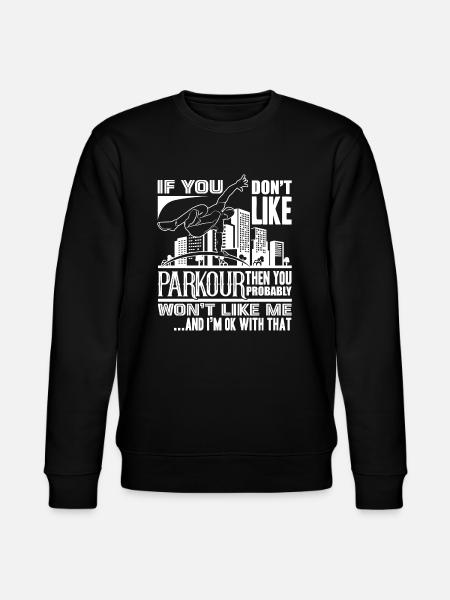 Parkour I Like Parkour - Stanley/Stella CHANGER Unisex Organic Sweatshirt - black