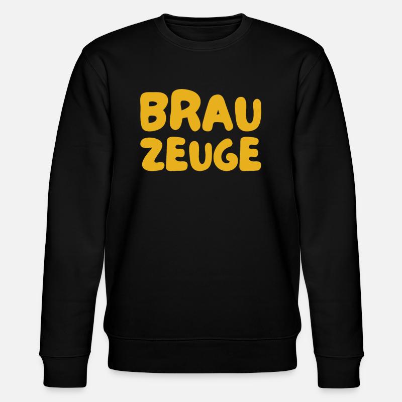 Brewman Beer Drinker - Stanley/Stella CHANGER Unisex Organic Sweatshirt - black