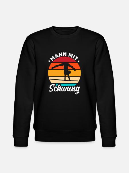Turnen Geräteturnen Kunstturner - Stanley/Stella Unisex Bio-Sweatshirt CHANGER  - Schwarz