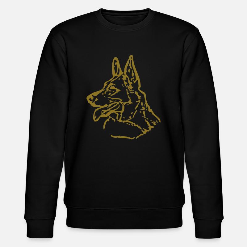 duitseherdervec02 - Stanley/Stella CHANGER Unisex Organic Sweatshirt - black