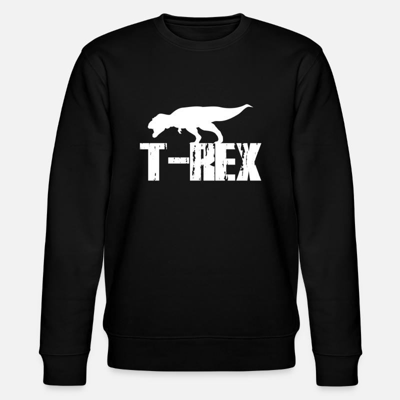 T Rex - Stanley/Stella CHANGER Unisex Organic Sweatshirt - black
