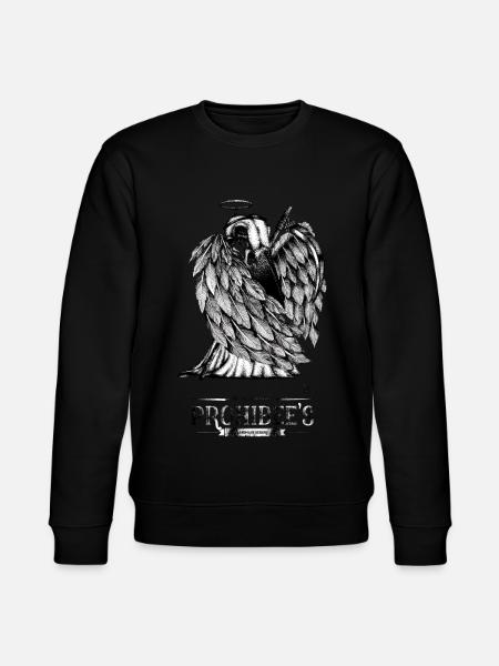 "It es not the wings that make the angel." - Stanley/Stella Unisex Bio-Sweatshirt CHANGER - Schwarz