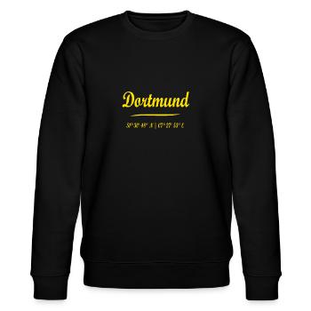 Dortmund - Stanley/Stella Unisex Bio-Sweatshirt CHANGER  - Schwarz - Vorne - Nik (191cm) & Marisol (170cm)