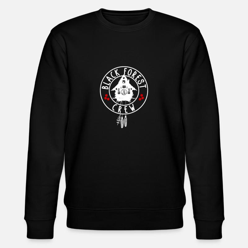 Black Forest Crew - Stanley/Stella CHANGER Unisex Organic Sweatshirt - black