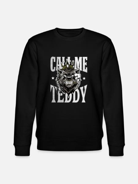 Appelez-moi teddy Bear King Gift - Sweat bio CHANGER Stanley/Stella Unisexe - noir