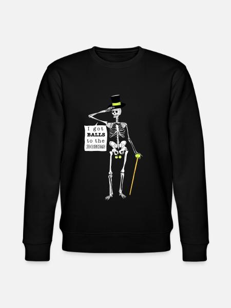 Balls to the bone - Stanley/Stella Unisex Bio-Sweatshirt CHANGER  - Schwarz