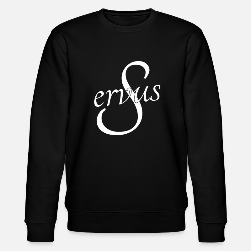 Servus servus - Stanley/Stella Unisex Bio-Sweatshirt CHANGER  - Schwarz