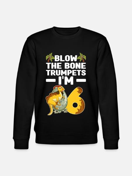 Dinosaur Children - Stanley/Stella CHANGER Unisex Organic Sweatshirt - black