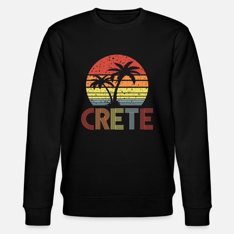 Crete - Stanley/Stella Unisex Bio-Sweatshirt CHANGER  - Schwarz