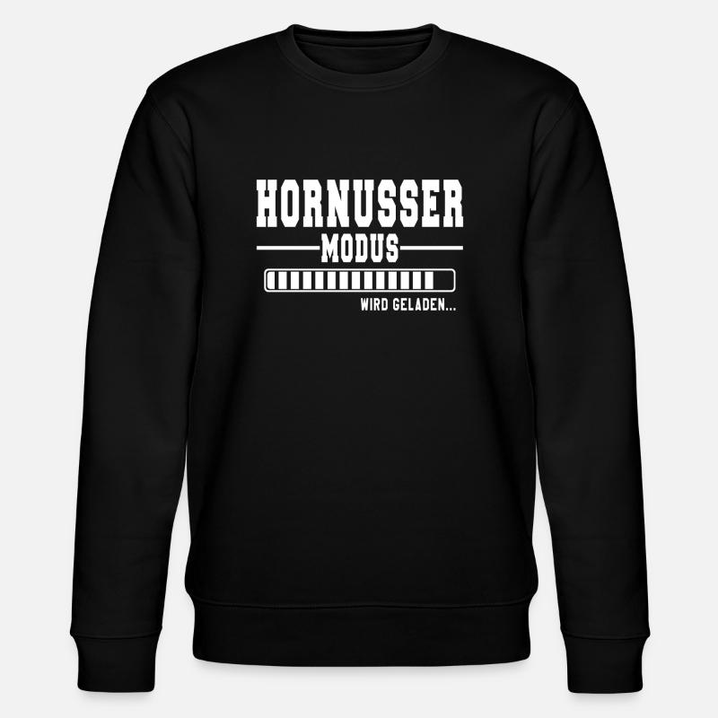 Hornusser Modus wird geladen - Stanley/Stella Unisex Bio-Sweatshirt CHANGER  - Schwarz