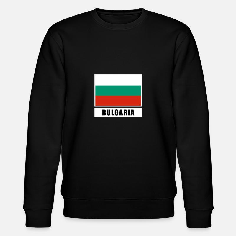 Bulgaria - Stanley/Stella CHANGER Unisex Organic Sweatshirt - black
